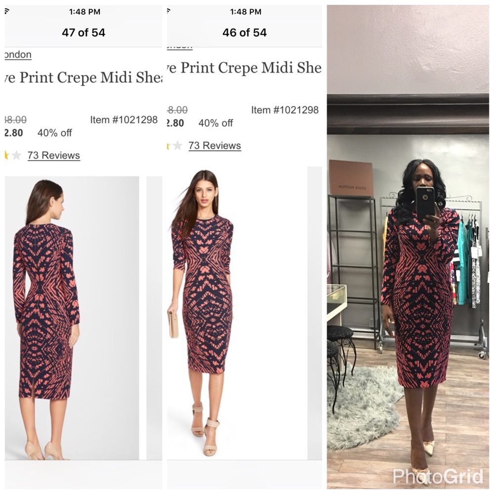 Printed dress